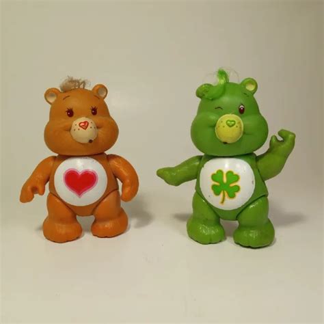 CARE BEARS FIGURES Toys Rare Collectible 1983 Poseable 3” Mini Rubber Vintage $24.00 - PicClick