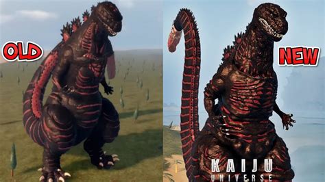 Shin Godzilla Old vs New Remodel Comparison - Kaiju Universe - 4 K ...