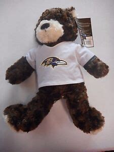 Baltimore Ravens 17" Plush Teddy Bear Stuffed Animal Toy NFL Licensed ...