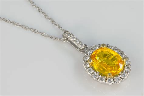 Yellow Sapphire Pendant