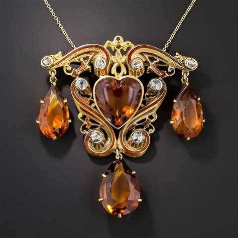 Strikingly stunning, rare and ravishing, this fabulous late-Victorian/Arts & Crafts jewel ...