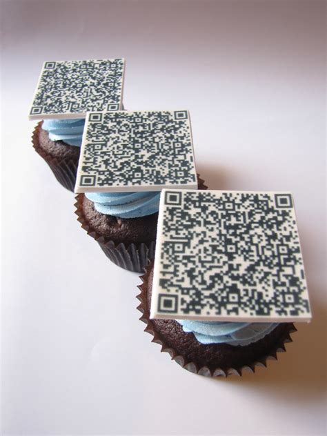 QR Code Cupcakes - Another Angle | If you click on "All Size… | Flickr