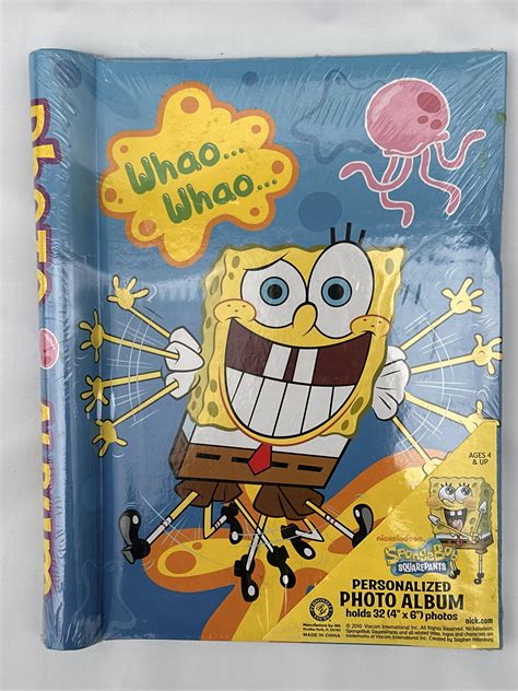 Blue Nick Jr. Spongebob Squarepants Photo Album (4inx6in) - Walmart.com