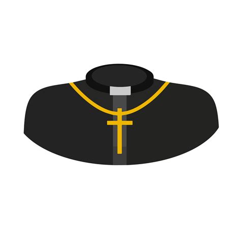 Catholic priest. Symbol of religion and church 13525632 Vector Art at ...