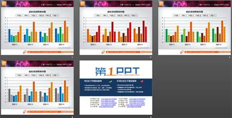 A set of exquisite PowerPoint histogram templates-histogram-Free PPT template download