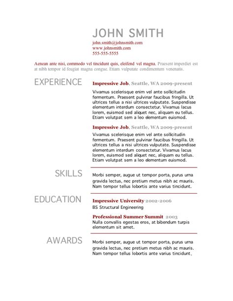 American Resume Template | Resume for You