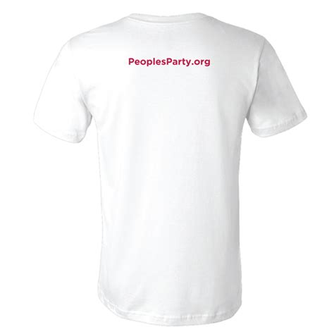 Movement For a People's Party Official Logo (White Unisex Tee) - People ...