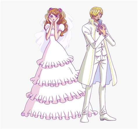 Sanji Pudding Wedding, HD Png Download - kindpng