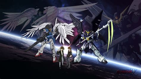 Gundam Wing Wallpaper: Heero Yuy + Duo Maxwell by Thornnnn on DeviantArt