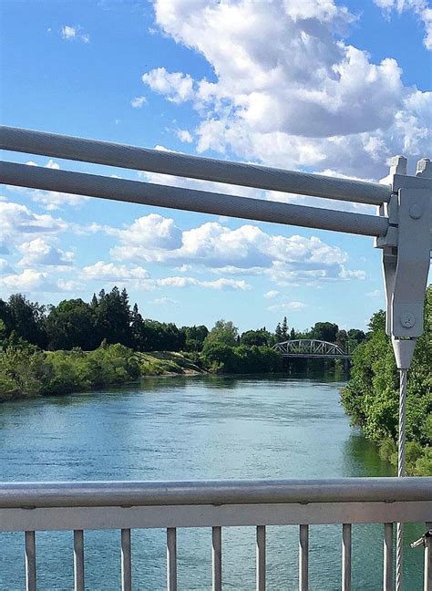 American River Bridge Viewed From Another Bridge Photograph by Clary Tepper