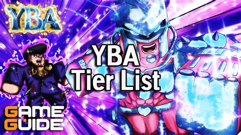 YBA Tier List [December 2024] Best Stands & Skins in 1.54