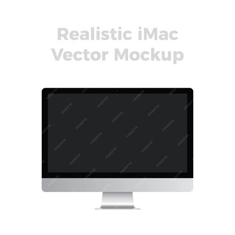 Premium Vector | Realistic computer mockup