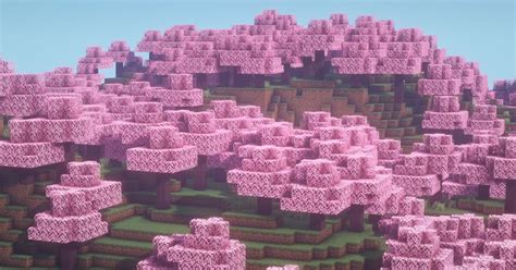 Wistful's Sakura Trees Texture Pack for Minecraft