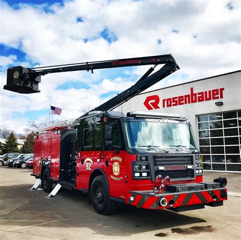 Rosenbauer America on Instagram: “Presenting this new 55’ ACP (articulating cobra platform) for ...