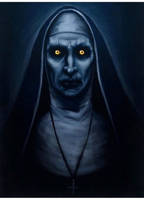 The Nun | Horror art scary, Scary paintings, Horror posters