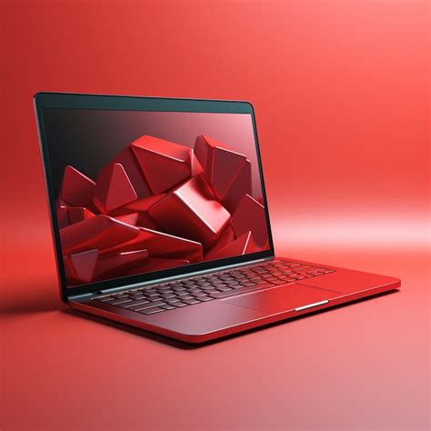 Free Photo | View of 3d laptop device with screen and keyboard