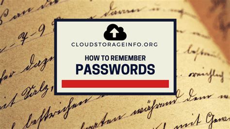 How To Remember Passwords - It's easy if you do it smart!