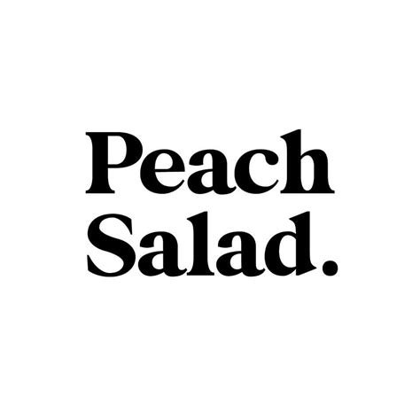 Peach salad