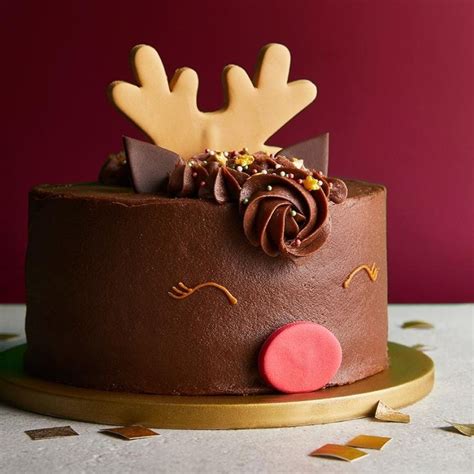 waitrose-Chocolate Rudolph Cake | Under The Christmas Tree