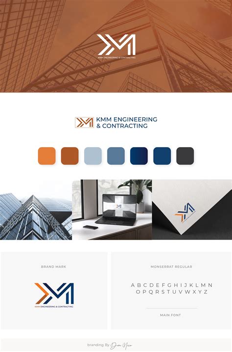 Contracting company Logo design & Branding identity Board in 2020 | Company logo design, Logo ...