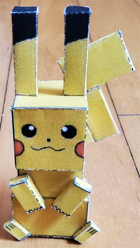 Pixel Papercraft - Pikachu(pokemon)