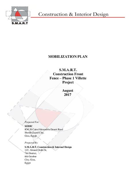 (PDF) Mobilization plan V | Adham Elyoussfy Nader - Academia.edu