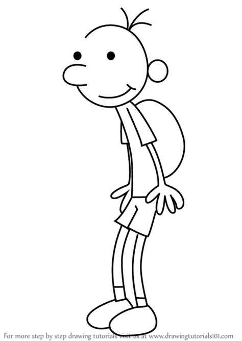 How to Draw Gregory Heffley from Diary of a Wimpy Kid (Diary of a Wimpy ...