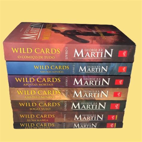 Complete sua Coleção Wild Cards 1, 2, 3, 4, 5, 6, 8 - George R. R. Martin | Shopee Brasil