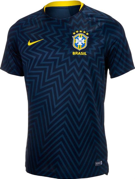 Nike Brazil Pre-Match Jersey 2018-19 - SoccerPro