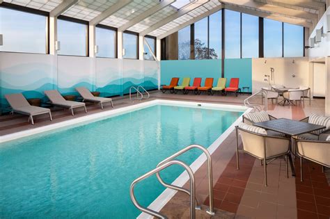 It's never to chilly for a dip! | Hotel, Downtown hotels, Indoor pool