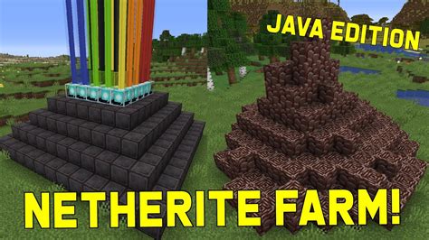 AUTOMATIC NETHERITE FARM JAVA! - Minecraft 1.20 | Best, Easy Minecraft ...