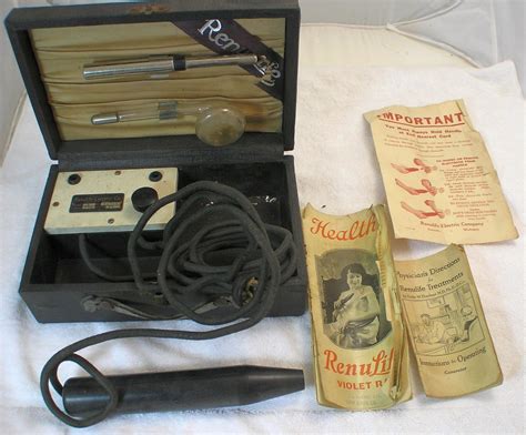 Renulife Violet Ray Antique Medical Quackery with Case and Instructions -- Antique Price Guide ...