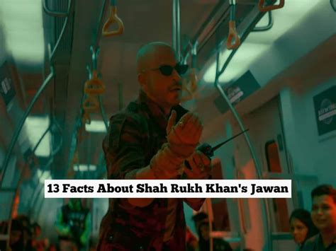 13 Points about SRK's Jawan: Budget, cast salaries, plot and more