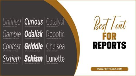 Best Font For Reports - Ultimate Guide