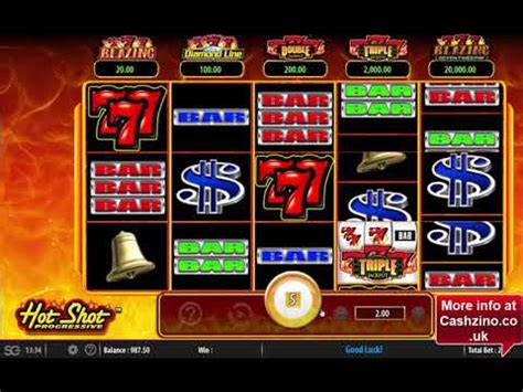 Hot Shot Progressive video slot - Bally casino game with Jackpot - YouTube