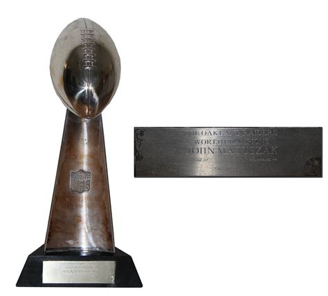 Super Bowl Trophy Auction Sells Over $60,000 of Super Bowl Trophy