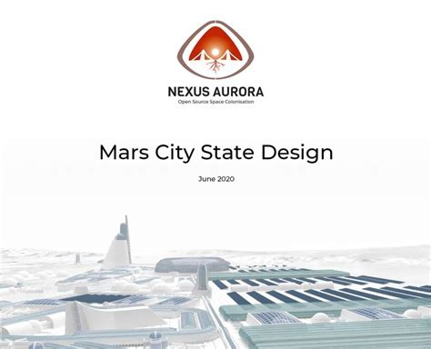 Top 5 Winners of Mars City State Design Competition Announced - The Mars Society