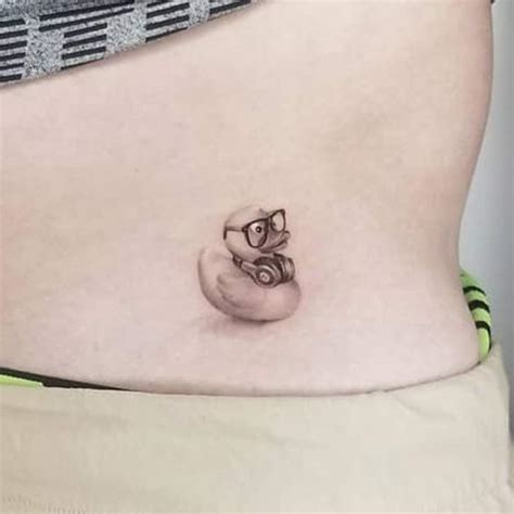 Simple Duck Tattoos That Will Make You Smile - Noon Line Art