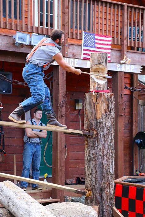 The Great Alaskan Lumberjack Show in Ketchikan Alaska