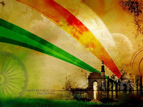 Happy Republic Day Wishes Proud To Be An Indian 26 January Hd Wallpaper