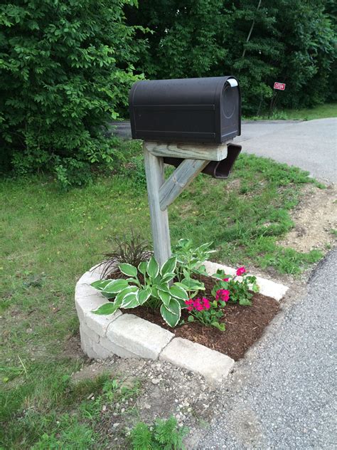 My mailbox landscape idea created some curb appeal in my ditch with sun ...