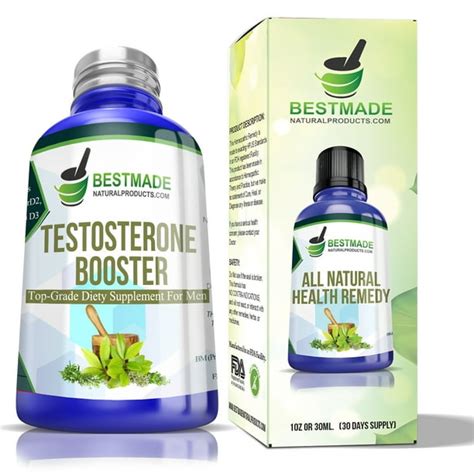 BestMade Natural Products Testosterone Booster Top-Grade Dietary ...