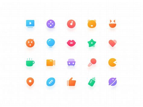 Color icons | Icon design inspiration, App icon design, Flat design icons