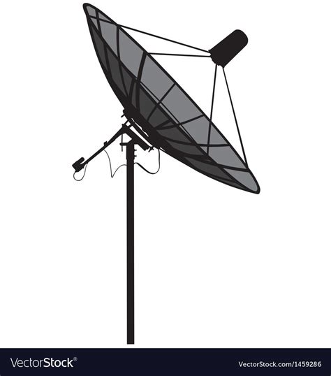 Satellite dish Royalty Free Vector Image - VectorStock