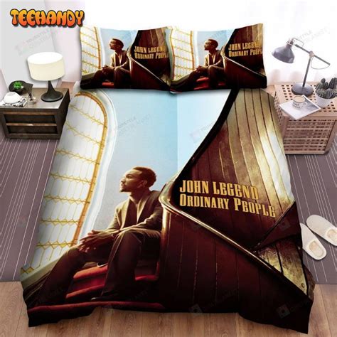 John Legend Ordinary People Album Cover Spread Comforter Bedding Sets