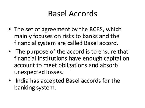 Basel accords