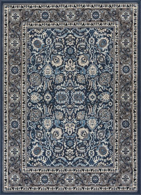 Tabriz Blue Traditional Rug in 2020 | Cool rugs, Persian blue, Traditional area rugs