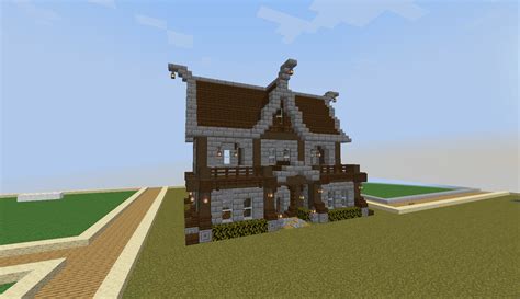 Dark Oak Mansion Minecraft Schematic