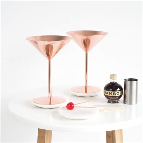 Rose Copper Cocktail Glass | Aye Do Gifts | Copper cocktail glass ...