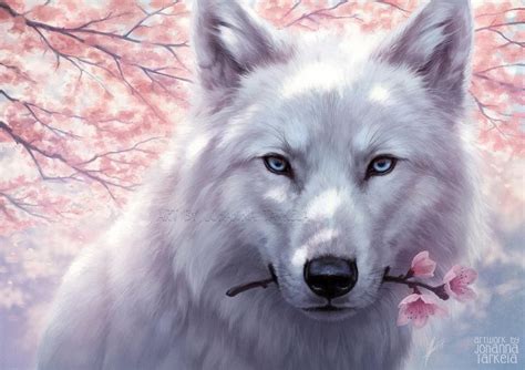 Loup blanc | Fantasy wolf, Wolf art, Wolf spirit animal